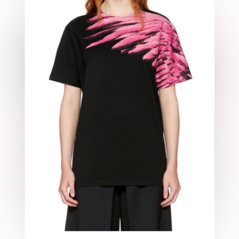 Black and Pink Graphic Women's Top